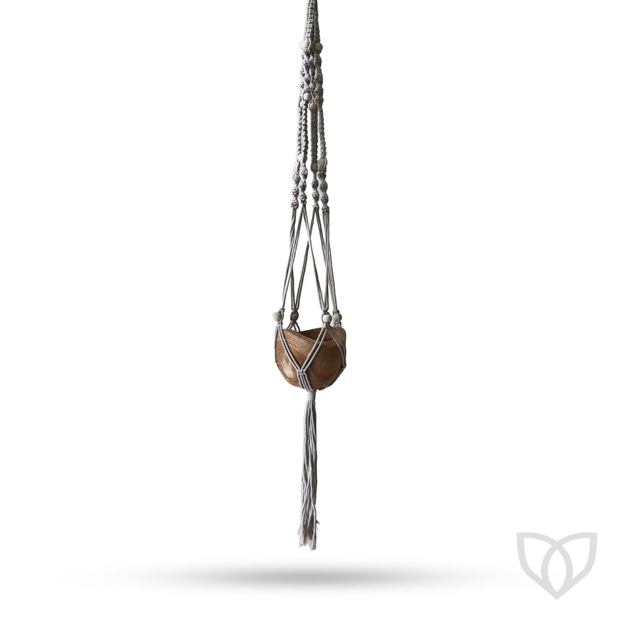 Pot Holder | Big Drop Beads Beige
