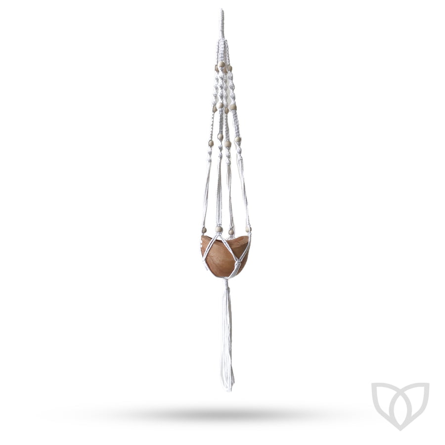 Pot Holder | Big Drop Beads Blanco