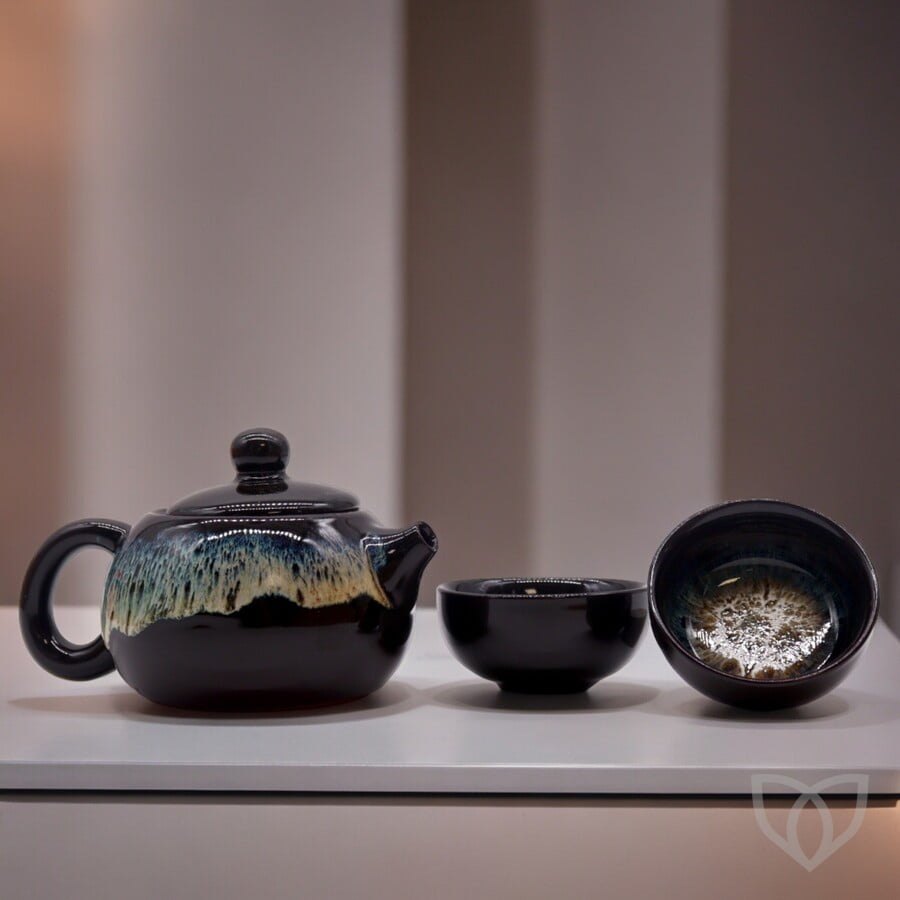 TeaPot | Set Tetera Esmaltado Negro